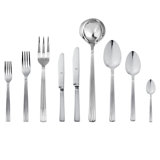 Sole 75 - Piece Stainless Steel Flatware Set - Service for 12