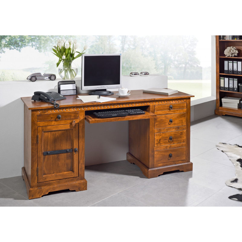 Oxford Solid Wood Solid Wood Secretary Desk