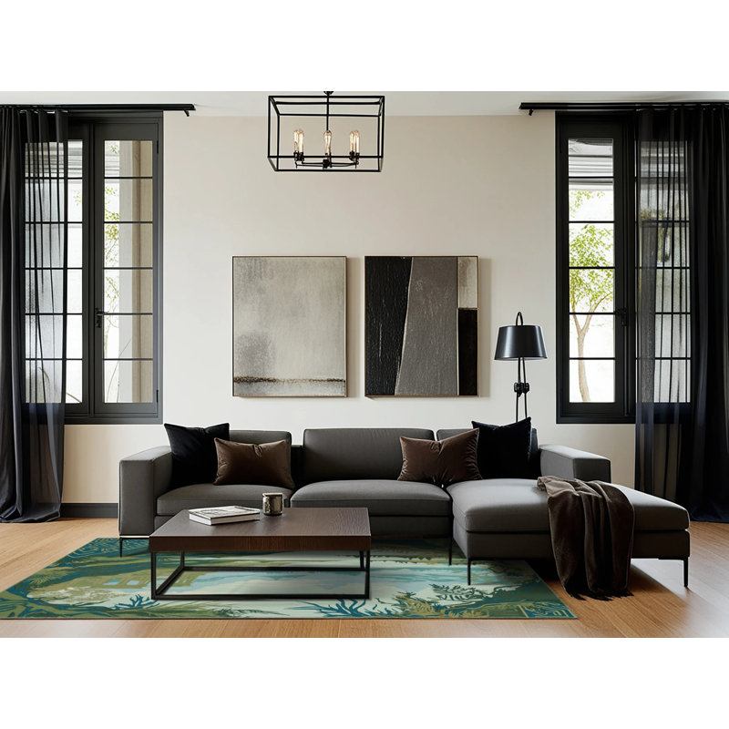 Courage Insignia Rug, Square 6'