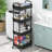 Plastic Rolling Utility Cart with-110898397
