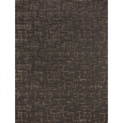 Geometric Area Rug in Shadow/Beige