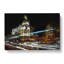 Nigh Time In Madrid Spain In Abstract - Wrapped Canvas-55309150