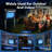 Solar-Powered Outdoor Bug Zapper Lamp for Patio and Garden - Covers Up to 1 Acre