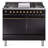 ILVE Nostalgie II Series 40 inch Dual Fuel Range with 6 Sealed Burners, Griddle (Solid Door)-99299311-99299282
