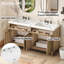 Meuble-lavabo double 60 po avec comptoir SMC-571322214