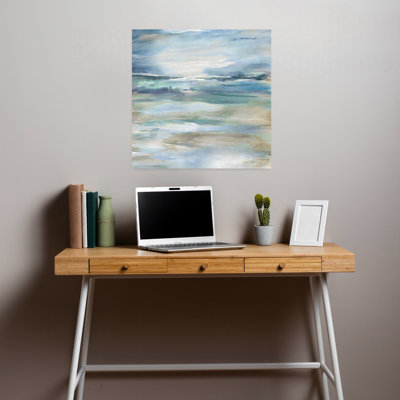 Reflected Skies Abstract Contemporary Minimalist Coastal Wall Art