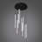 9 - Light Matte Black LED Pendant