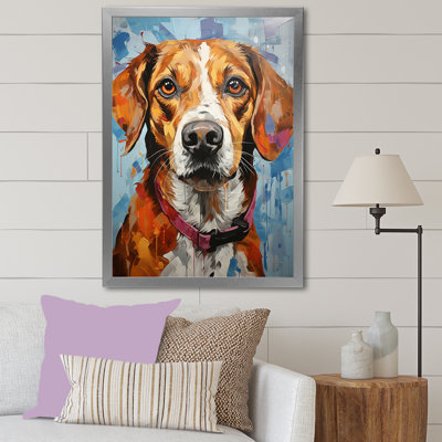 Beagle Bliss II sur impression sur toile