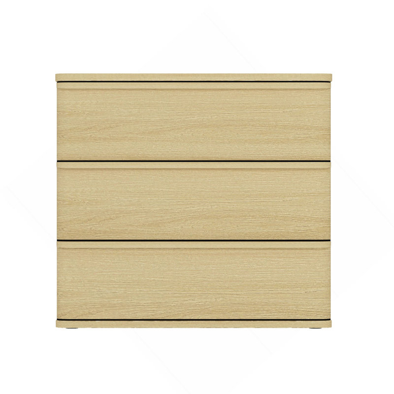 Molly 26" Nightstand in Natural Oak (3-Drawer)