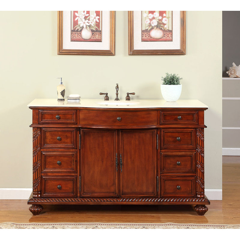 Ensemble de meuble-lavabo simple 60 po Brenneman