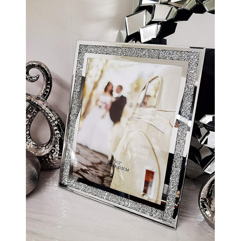 Mowrystown Silver Glass Picture Frame, 4" x 6"