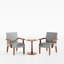 Chaise d'appoint en tissu Minimalist