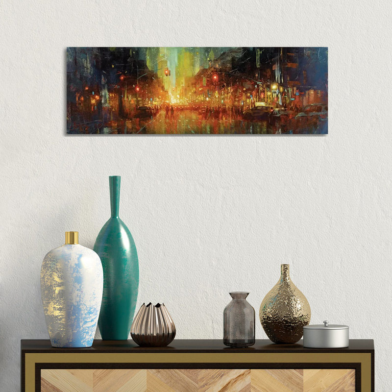 NYC - Central Park West by Christopher Clark - Wrapped Canvas Panoramic Gallery-Wrapped Canvas Giclée