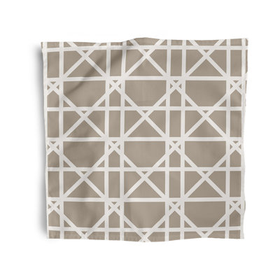 Lateshia Polyester Geometric Square Napkin