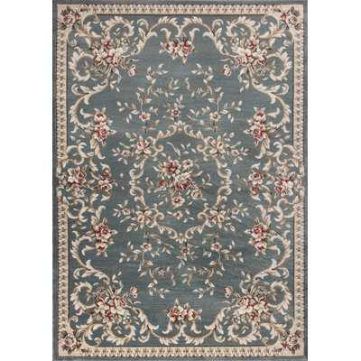 Vianney Oriental Slate Area Rug
