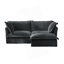 Canapé modulaire 2 places avec housse et repose-pieds convertible-1477600008