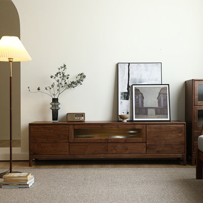 American style storage minimalist TV stand