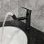 Robinet de lavabo de salle de bain, robinet de lavabo monotrou moderne à poignée simple