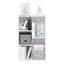 Kaidence 5-Cube Reversible Open Shelf Bookcase-25855166