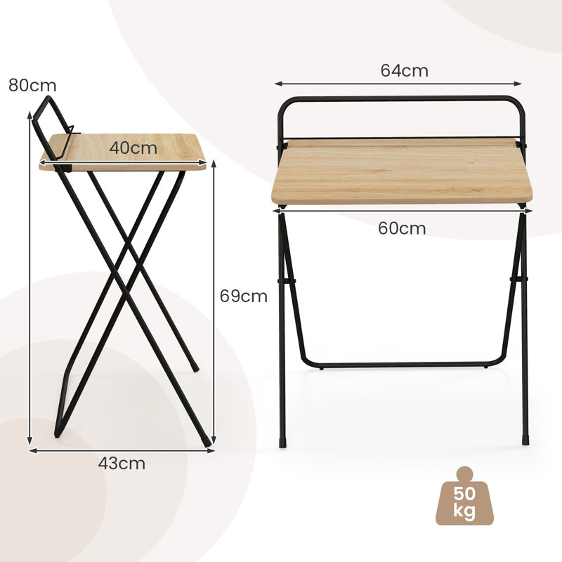 Roxandra Metal Base Writing Desk
