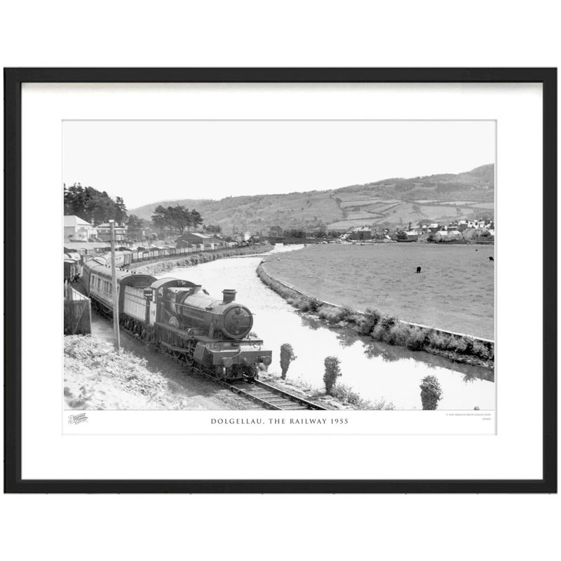 Dolgellau, The Railway 1955 - Single Picture Frame Print, 45cm H x 60cm W x 2.3cm D
