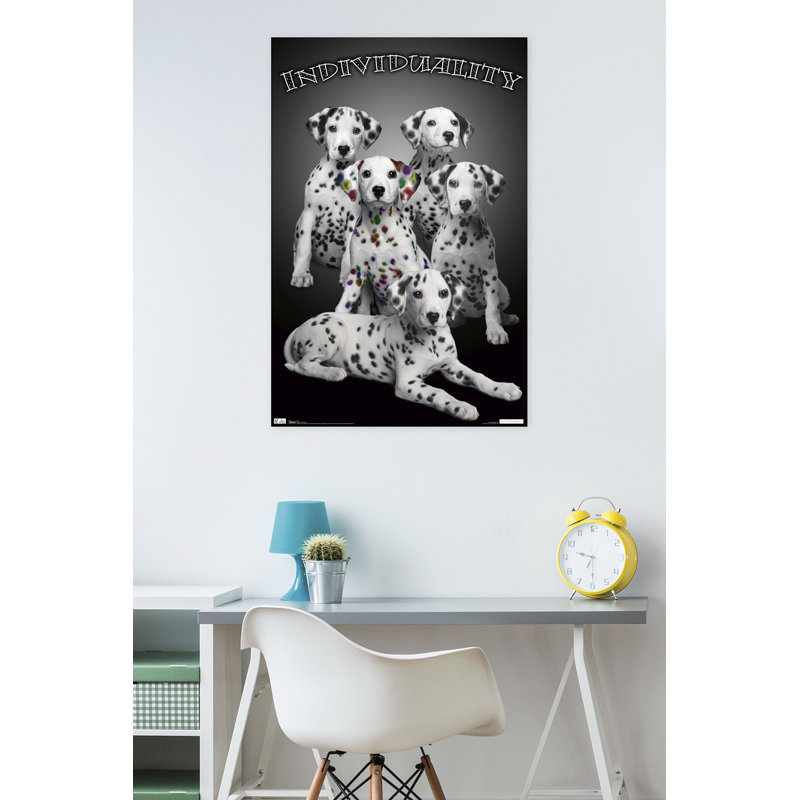 Chiot-impression sur papier individuel