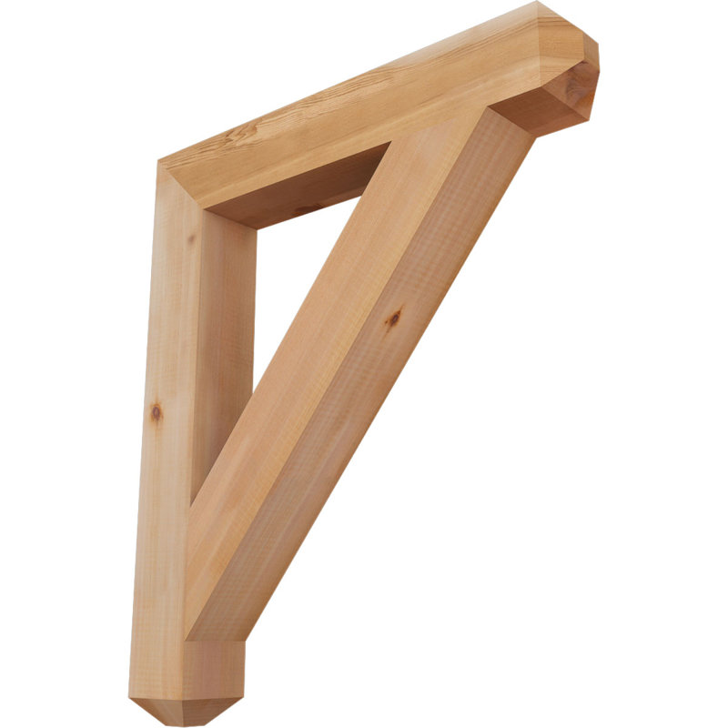 Support pour artisan traditionnel, H 30 po x l 3,5 po x P 26 po, Cèdre rouge de l'Ouest (lisse)