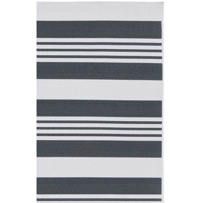Amalea Performance Machine Washable Striped Rug