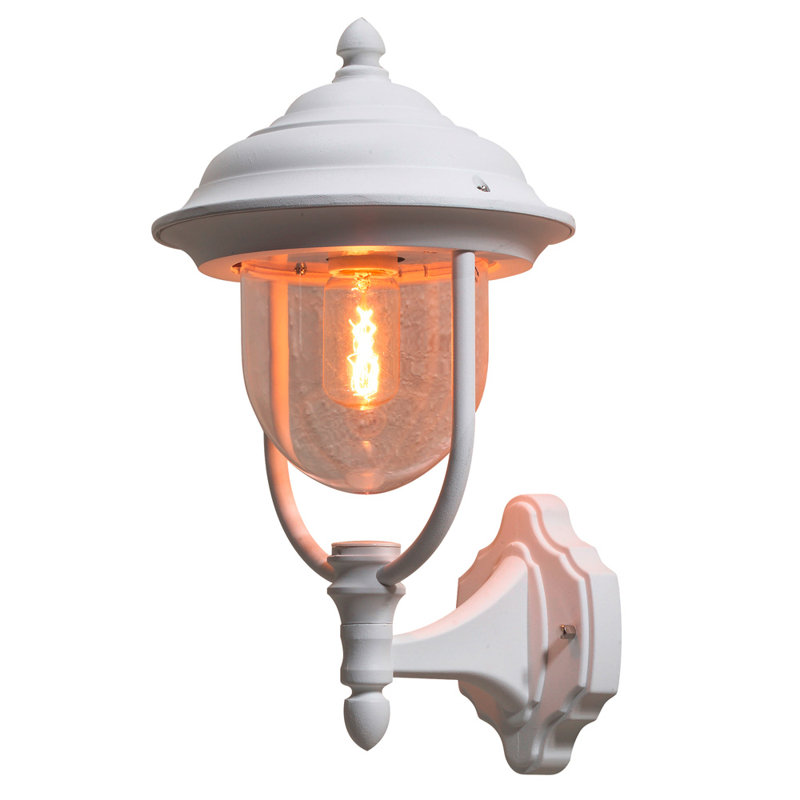 Parma Outdoor Wall Lantern, White