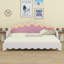 Extending Daybed With LED Lights, Modern Upholstered Daybed With Crown Headboard-1405108911