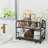 2-Tier Under Sink Organizer with Pull-Out Drawers, Stackable Metal Storage Rack, 14.5 x 8.5 x 10.7 Inches, Black