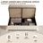 Bed Frame with Headboard, Platform Bed with Thickened Metal Frame, Lift Up Storage Bed with Motion Sensor Light, No Box Spring Needed-2012547302