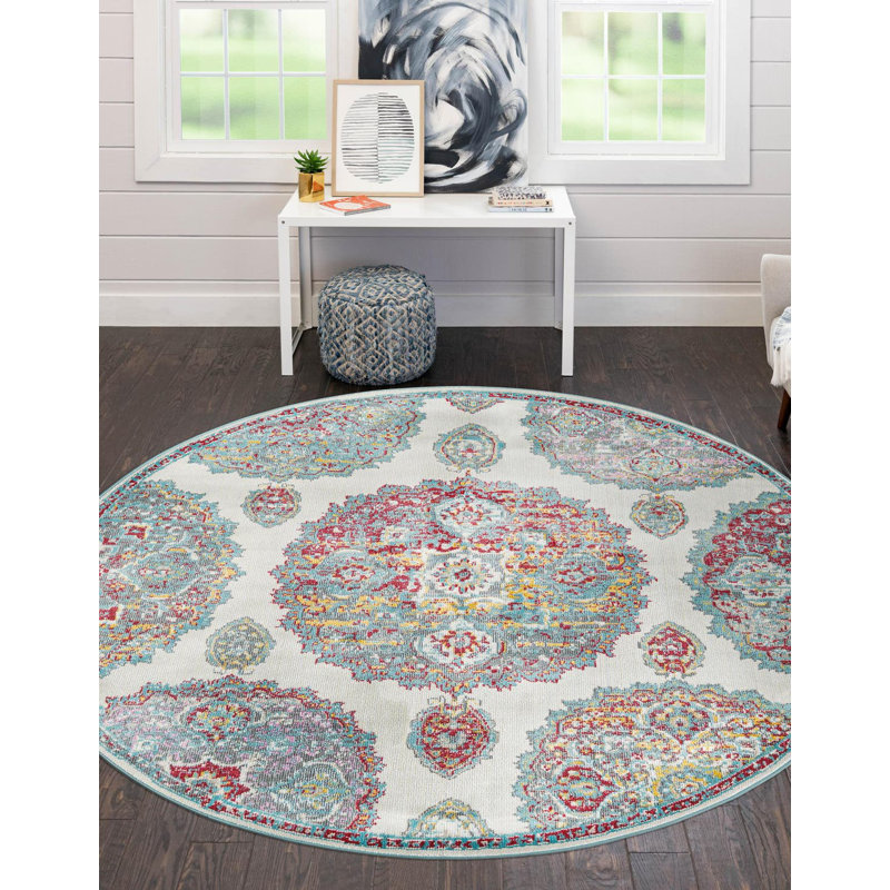 Tapis Haefner_Cream, Rond 3 pi 3 po