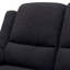 Ensemble de canapé inclinable 3 pièces - canapé 3 places, causeuse et fauteuil inclinable simple-1538483910