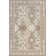 Daye Traditional Tiled Power Loom Performance Gray/Beige Rug