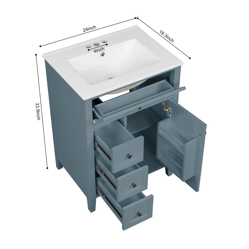 Meuble-lavabo 24 po avec lavabo