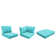 Madison Ave Outdoor 6'' Replacement Cushion Set Cushion