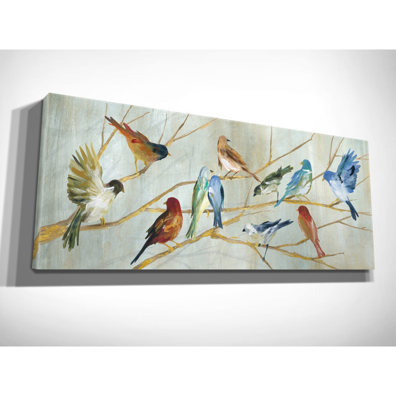 " Spring Migrati ", 12" H x 36" W x 1.5" D