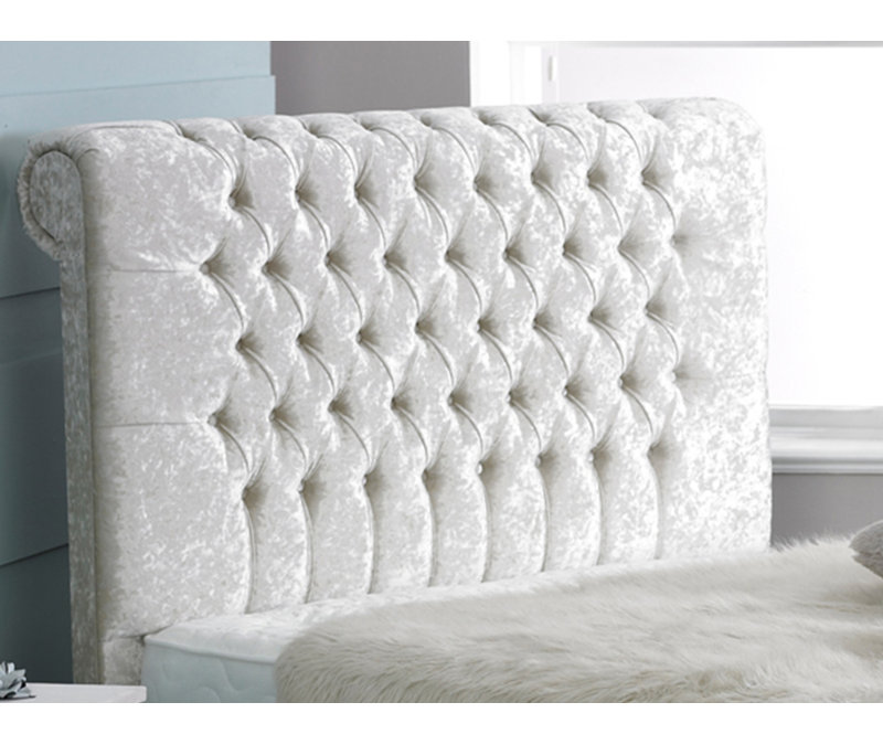 Coraline Upholstered Bed, Kingsize (5'), Dark Grey
