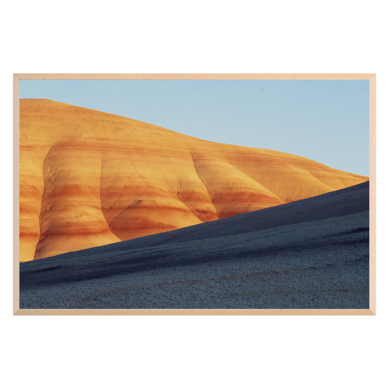 Desert Peak Print by Acer Images, Maple Single Picture Framed