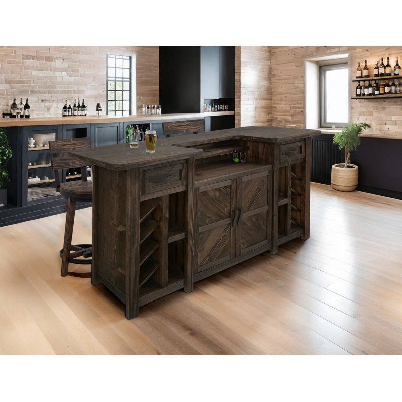 2 Drawer, 2 Door, Bar