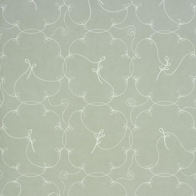 Schumacher X Backdrop Broderie Wallpaper