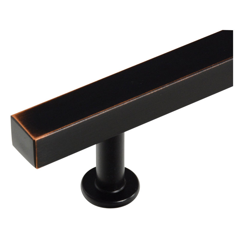CKP Brand #1550 Newport Collection Square Bar Pull, Oil-Rubbed Bronze