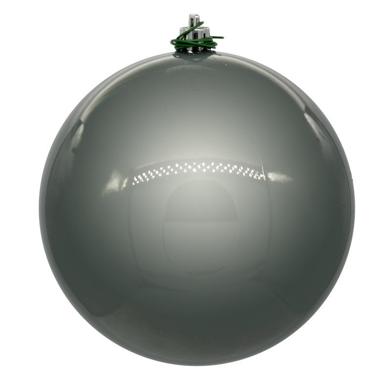 4" Shatterproof Bauble, Pewter