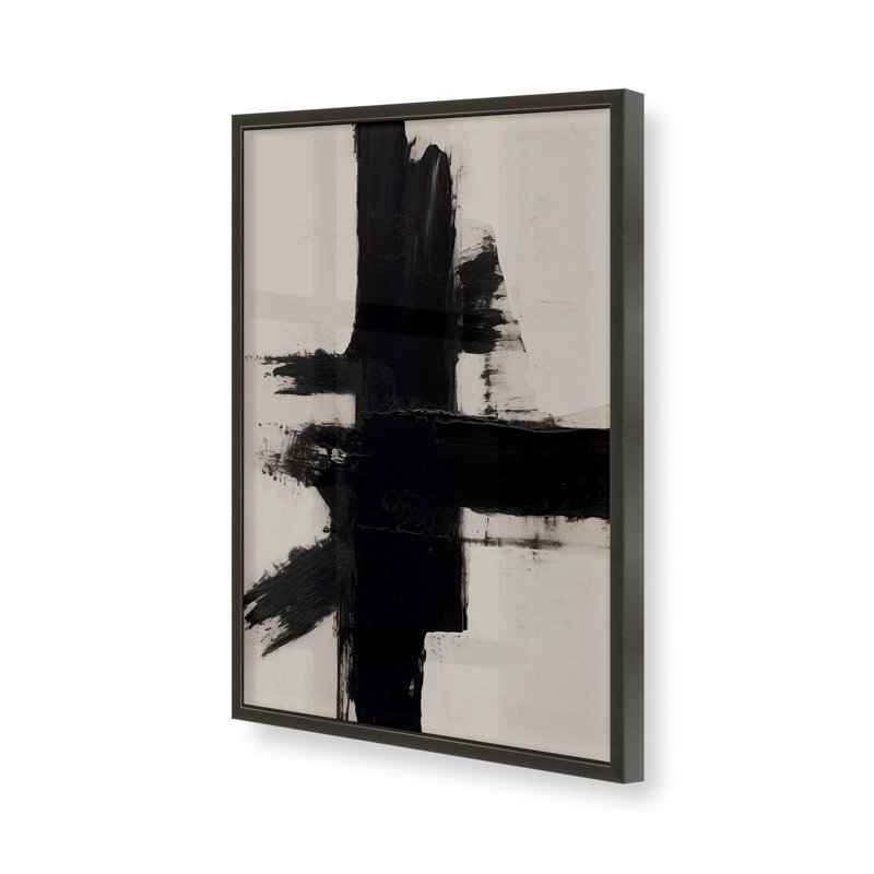 Contrast in Silence I, impression, H 37 po x l 25 po, Cadre noir satiné
