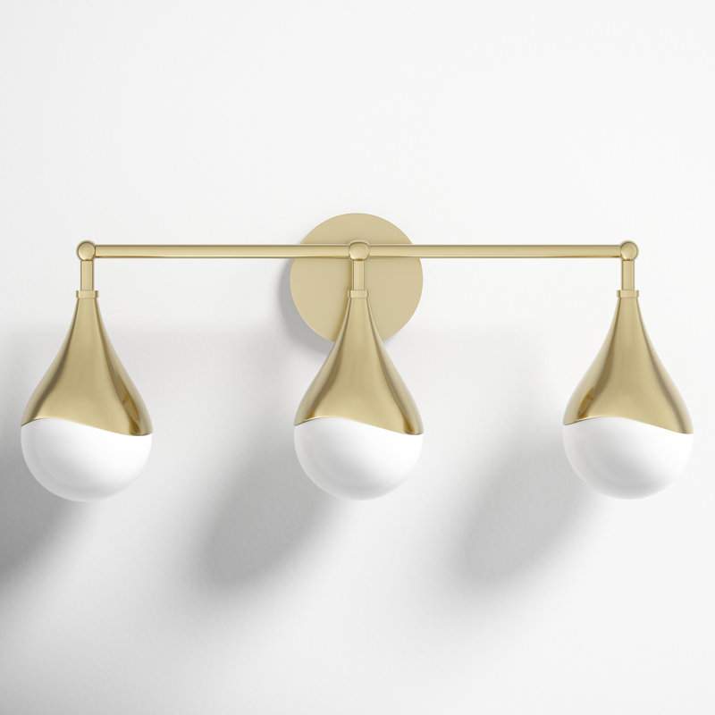 Algiers 3 - Light Dimmable Vanity Light, Aged Brass