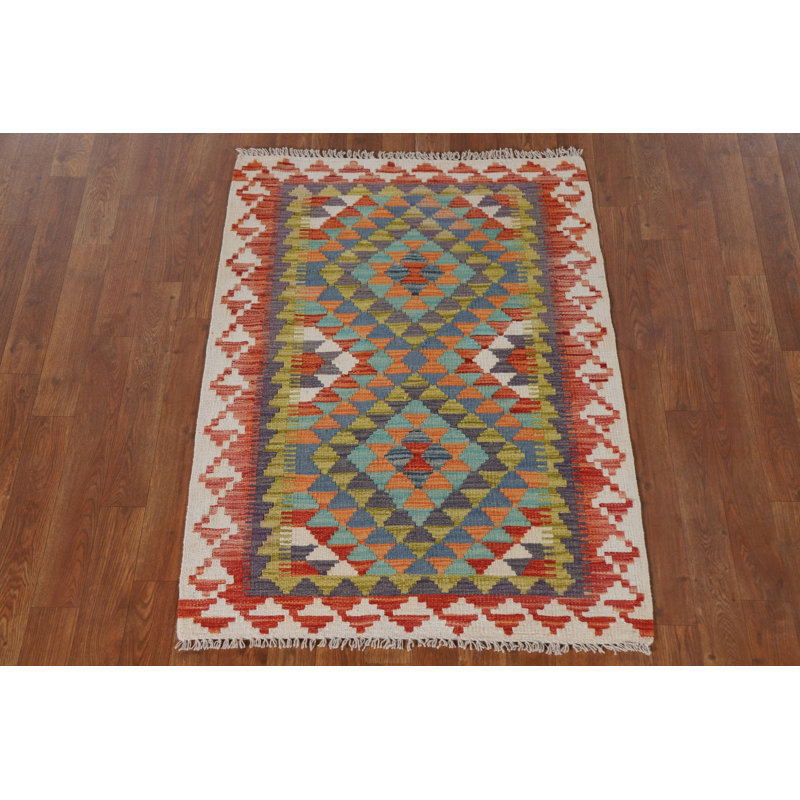 Tapis décoratif South Western Kilim 3 x 4