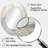 Gold And White Soft Wave Vortex II - Beige Modern Oval Wall Mirror-1173242286
