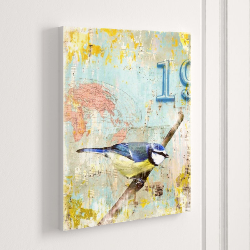 Aves 19 Print by Zoey Riley, 38" H x 30" W, Outdoor