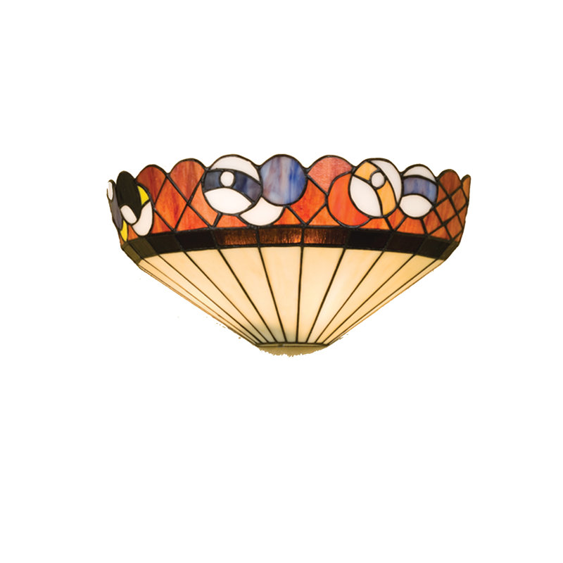 Billard 2 lumières demi-lune bronze acajou